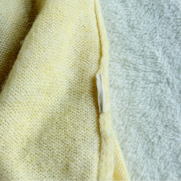 Doen Petra Alpaca Blend Dandelion Yellow Button Long Sleeve Cardigan M - Picture 11 of 12